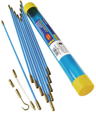 Blue 10-Piece ABS Plastic Screw-In Cable Management Tool Kit by Toolbox