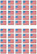 50 America Flag, 50 Amerika Flagge, Essbare PREMIUM Dicke GEZUCKERTE Vanille, Reispapier Mini Cupcake Toppers, Cake Pops, Cookies für Wafer