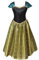 ELSA & ANNA Robe Princesse pour Filles - Déguisement Reine des Neiges pour Filles - Robe Princesse Filles pour Fêtes, Anniversaires, Déguisements & Halloween - Deguisement Robe de Princesse - 7-8 ans