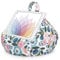 iBeani iPad & Tablet Stand / Bean Bag Cushion Holder for All Devices / Any Angle on Any Surface - Floral Plum
