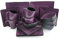 Elama Geschirr-Set, Steingut, quadratisch, 16-teilig, Violett