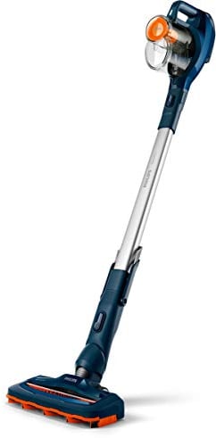 Philips Speedpro FC6724/01 - Escoba Aspiradora Vertical de Mano sin Cable, 2 en 1: Aspirador y Aspirador de Mano, 21,6 V, 40 min autonomía, Succión 180º