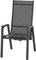 Savona Dining Move Sessel matt anthrazit-Silber-schwarz