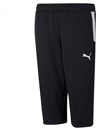 PUMA Unisex Kids teamLIGA Training 3/4 Pants Jr, Puma Black-puma White, 140