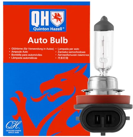 QUINTON HAZELL H16 Glühlampe Fernscheinwerfer 19W Fernlicht Halogen Birne QBL716 Kompatibel mit OPEL Movano B Kastenwagen X62 Movano B Bus X62 Movano B Pritsche/Fahrgestell X62, RENAULT