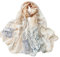 FAIRYGATE Schals & Tücher für Damen Chiffon Georgette Halstuch Sommertuch Schal Tuch für Frühling und Sommer Ganzjährig 39005