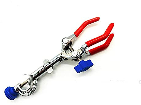 VOANZO Abrazadera giratoria de 3 clavijas 3.55 pulgadas garra experimental multifuncional ajustable, Soporte Laboratorio