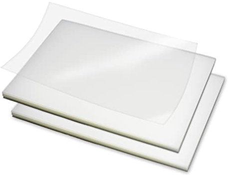 RAYSON Lot de 50 couvertures de reliure 200 microns A4 en plastique PVC pour documents reliés Transparent