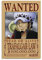 NANXIANG Anime One Piece Wanted Poster Trafalgar Law Poster Coole Kunstwerke Malerei Wandkunst Leinwand Drucke Hängende Bild Poster 40 x 60 cm