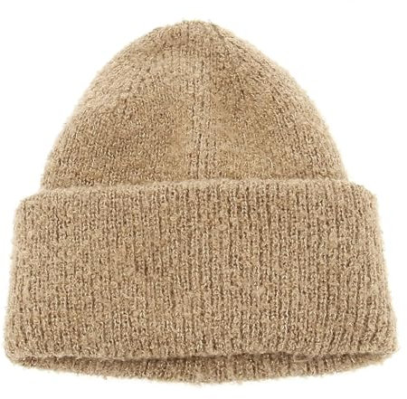 PIECES Damen PCPYRON Hood NOOS BC Mütze, Tigers Eye/Detail:Gold Lurex, One Size