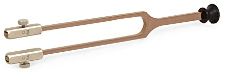 Stimmgabel nach Rydel Seiffer mit Fuss c128/C64 | Color Deluxe | Edelstahl (bronze)