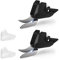Lame da taglio di ricambio da 2 pezzi con coperture di sicurezza per forbici elettriche per tessuti Acemall senza fili (nero)