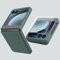 Miimall Custodia per Motorola Razr 40 Ultra, Cover Antiurto in PC, Pellicola Protettiva in Vetro Temperato Integrata, Case Protettive Anti-Graffio, Custodia Sottile Per Motorola Razr 40 Ultra, Verde