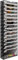 EasyPAG 16 Fächer Metall A4 Zeitschriftenhalter Wand Zeitschriften Wandhalter Aktenablage Dokumentenhalter Hängend Magazin Organizer Flyerständer Prospektspender,Schwarz