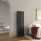 Heilmetz 1600 x 472mm Vertical Radiator Designer Column Anthracite Radiators Single Oval Panel Radiator Modern Heater Central Heating Radiator