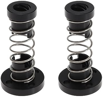 SG Store 2 Stück 3D-Drucker T8 POM Anti-Backlash-Muttern Kompatibel mit Reprap Z-Achse 3D-Drucker Gewindestange Lückenfeder DIY CNC-Zubehör Steigung 2 Mm, Kabel 8 Mm