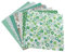 7 Stück Baumwollstoff, 25 x 25 cm Reiner Baumwolle Stoff Patchwork DIY Stoffpaket zum Quilten DIY Basteln Handwerken(Dunkelgrün)