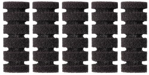 DONGKER Filtermedium Aquarium, 5 Stück Aquarium Vorfilter Schwamm, Ersatz Wasserfilter für Außendurchmesser 1,2-1,6 cm Einlass-Außenfilterrohr