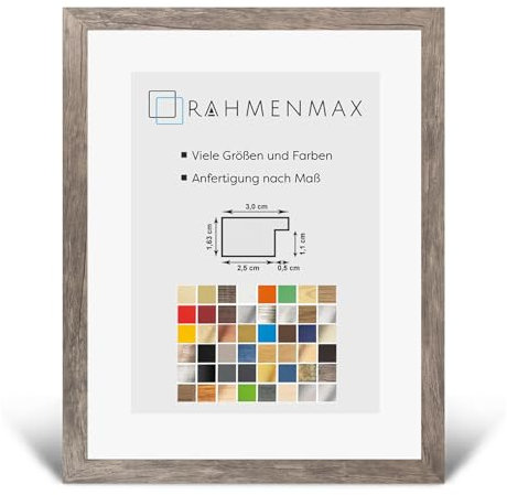 RahmenMax Morena Bilderrahmen Posterrahmen 40x90 cm Apfel Apfelbaum Dekor 90x40 cm mit weisser Rückwand und klarem Acrylglas