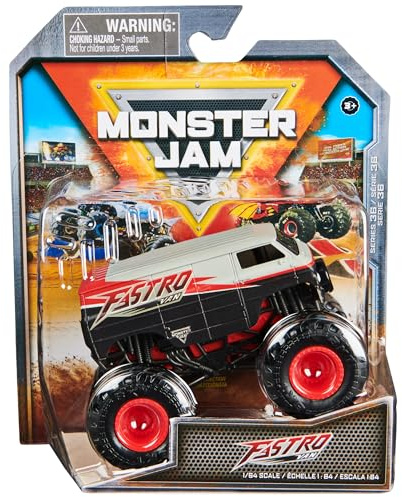 Monster Jam, Offizieller Fastro-Monster-Truck, Druckguss-Fahrzeug, Maßstab 1:64, Spielzeug für Kinder ab 3 Jahren