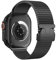 Cinturino in titanio milanese compatibile con cinturini Apple Watch da 49 mm, 46 mm, 45 mm, 44 mm, 42 mm, unisex, in acciaio inox, con fibbia a paracadute, per iWatch Ultra 2 Series 10 9 8 7 6 SE 5 4
