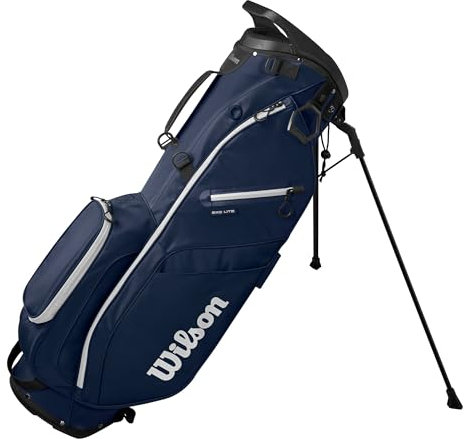 Wilson EXO LITE Stand Bag Golftaschen Marine/Weiß, Keine Größe