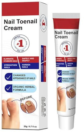 Fungal Nail Treatment Cream - Strong Anti-Fungal Toenail Cream - Nail Repair Cream for Toenail & Finger - Nail Improve Cream with Nourishing Oils for Thick Cracked Discolored Nails