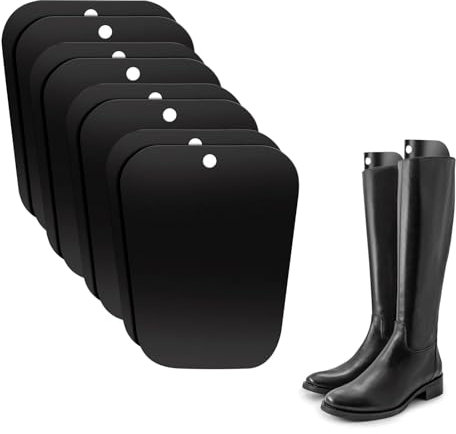 8 Stück Stiefelspanner,Hohe Stiefelformer Formeinsätze,Schwarz Stiefelspanner Damen,Wiederverwendbare Stiefelformer,Hohe Stiefelstützen,Hält die Stiefel Aufrecht für Damen Und Herrenstiefel