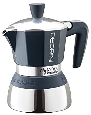 Pedrini Caffettiera MyMoka Induction, Blu notte, in color box (2 tazze)