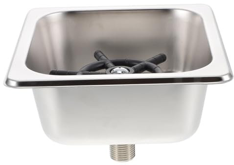 DIYEAH Laveuse de Verre Automatique Acier Inoxydable pour Évier Rinceur de Tasses à Haute Accessoire pour Nettoyage des Bouteilles