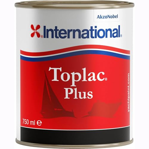 International Toplac Plus Gloss Enamel Topcoat Boat Paint 750ml - Rochelle Red