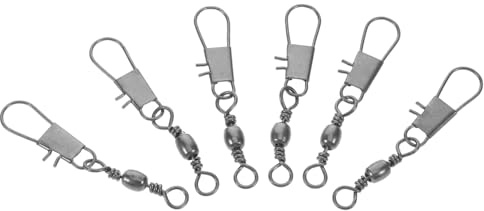Eisen Drachenverbinder mit Lagerhaken 6 Stück für Rollen | Silber, Tragbar und Robust, Zubehör für Drachen und Spule, Verbessert das Flugerlebnis