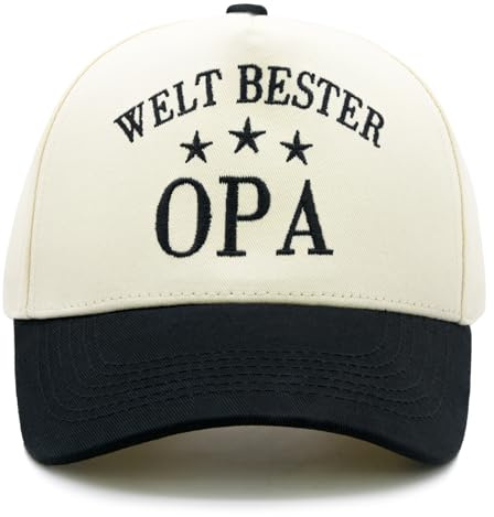 WALNOVA Opa Trucker Cap – Bestickte Baseballkappe, Vatertags- und Geburtstagsgeschenk von Enkeln