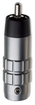 In-Akustik Gap RCA Rhodium Cinchstecker | Kabeldurchmesser: bis 8,2 mm