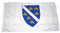 Fahne / Flagge Bosnien alt NEU 90 x 150 cm Flaggen