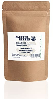 KletterRetter 75g wiederbefüllbarer Chalkball für Kletterer und Boulderer
