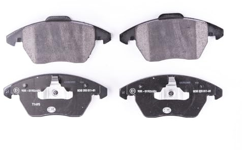 HELLA 8DB 355 011-811 Bremsbeläge | Kompatibel mit: CITROËN C4 Coupe, C4 I, C4 I Kasten/Schrägheck, PEUGEOT 207, 207 SW, 208 I, 208 Kasten/Schrägheck