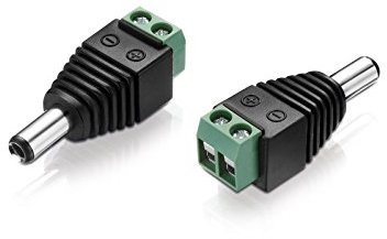 adaptare Adapter DC-Hohl-Stecker 5,5 x 2,5 mm/zweipoliger Terminal-Block, 1 Stück, 93525
