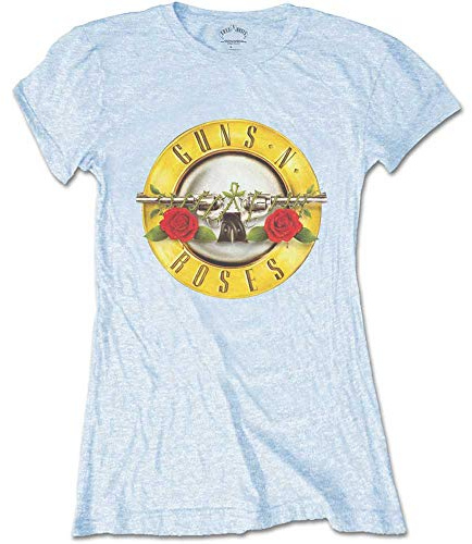 T-Shirt # Xxl Blue Femmina # Classic Bullet Logo