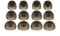 12pcs - 4S / 4M / 4L Eartips Compatible with Beats Flex, Fit Pro, Studio Buds and Studio Buds + True Wireless Earphones - Replacement Set Earbuds Adapters (TRS-B)