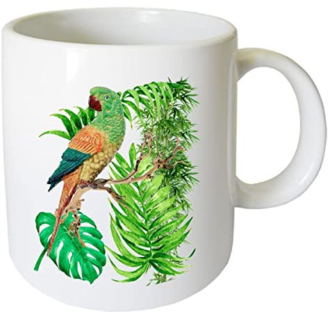 CBKREATION Tasse en céramique Perroquets