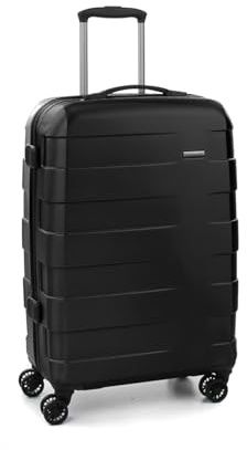 Roncato RV18 Mittelgroßer Koffer 66 cm - Schwarz/Schwarz
