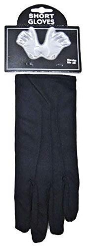 21FASHION Visier-Hut, aufblasbarer Golfschläger-Handschuh, 1980er-Jahre-Kostüm, Party-Zubehör (schwarzer Handschuh)
