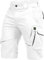 Leibwächter Arbeitsshorts Herren Flex Line Weiß – Größe 64 – Robuste Cargo Hose mit Taschen – Handwerker Shorts – Berufsbekleidung – Multifunktionshose mit Reflektoren