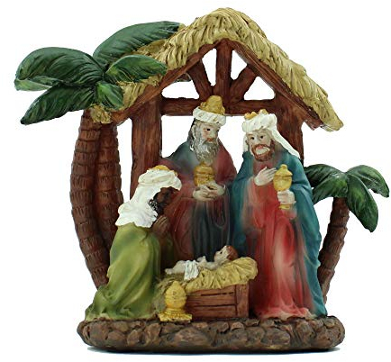 Agora Heilige 3 Könige Statue Dekofigur Heiligenfigur Krippenfigur Geburt Jesu Religionsfigur