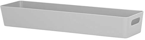Wham 12.01 40cm Rectangular Home Studio Storage Basket (Grey)
