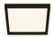 BRILONER - LED Deckenlampe mit Aufsatzrahmen, indirektes Licht, warmweiße Lichtfarbe, LED Lampe, Deckenleuchte, Wohnzimmerlampe, Schlafzimmerlampe, Küchenlampe, 29,6x29,6x4,3 cm, Schwarz