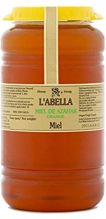 L'abella Mel - Miel de fleur d'oranger - Miel naturel récolté en Espagne (3kg)