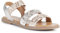 Geox Donna D Naileen A Sandali Donna, Beige/Rosa (Champagne/Rose Gold), 36 EU
