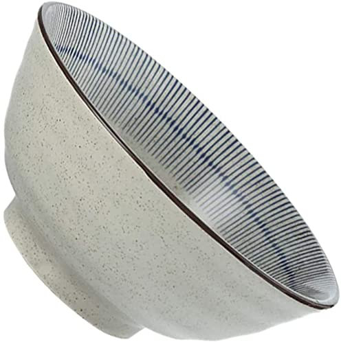Cul de Poule Bol Enfant saladier INOX Bol Chinois ZHANGZONGBol à Nouilles Authentique Bol à Ramen Japonais Ensemble Bol À Soupe en Céramique Ustensiles De Cuisine Japonais en Porcelaine8.4